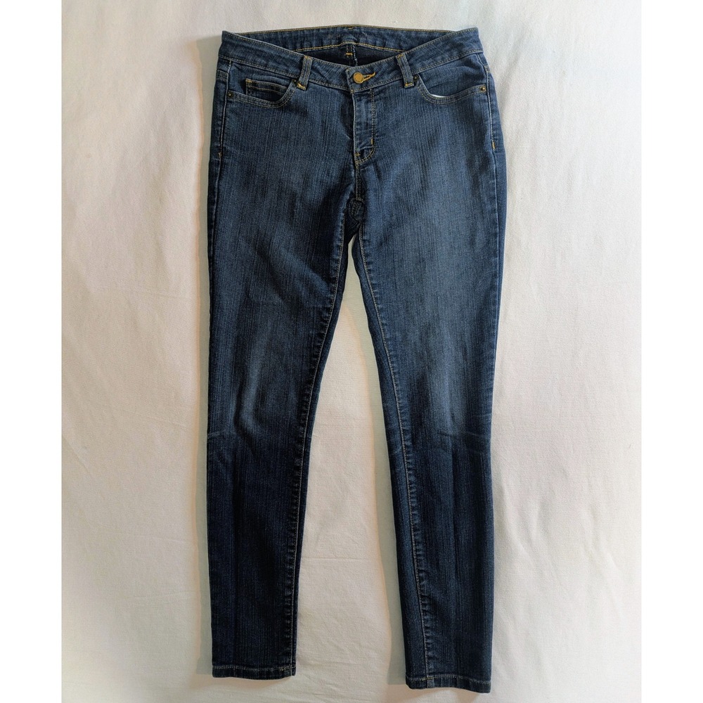 Michael Kors Womens Size 6 Dark Wash Skinny Jeans Blue Denim Stretch QF59173004